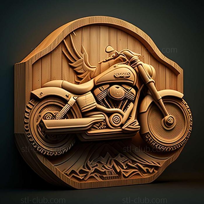 3D мадэль Harley Davidson Fat Bob (STL)